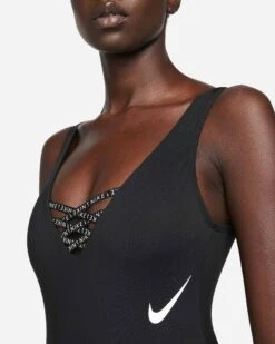 Nike Sneakerkini U-Back One Piece - Black 8 Nike Sneakerkini U-Back One Piece - Black -The Sports Edit Store nike sneakerkini womens u back one piece swimsuit W7Txz6