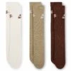 Nike Sportswear Everyday Essential Crew Socks - 3-Pair Pack (White/Brown) -The Sports Edit Store nike sportswear everyday essential crew socks 3 pairs white brown dx5025 904 1