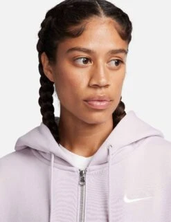 Nike Sportswear Phoenix Fleece Oversized Hoodie - Platinum Violet/Sail -The Sports Edit Store nike sportswear phoenix fleece oversized hoodie violet sail dq5758 019 8