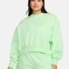 Nike Sportswear Phoenix Fleece Sweatshirt - Vapor Green/Sail 2 Nike Sportswear Phoenix Fleece Sweatshirt - Vapor Green/Sail -The Sports Edit Store nike sportswear phoenix fleece sweatshirt vapor green sail dq5761 376 1