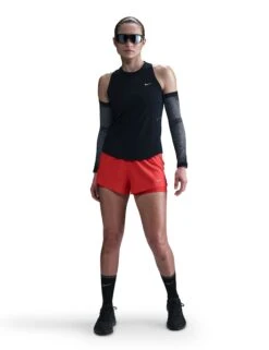 Nike Swift Dri-FIT Running Tank Top - Black/Reflective Silver -The Sports Edit Store nike swift dri fit running tank black silver hq0620 010 5