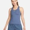 Nike Swoosh Bra Tank - Diffused Blue/White 1 Nike Swoosh Bra Tank - Diffused Blue/White -The Sports Edit Store nike swoosh bra tank blue white DV9897 491 1