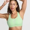 Nike Swoosh Medium Support Bra - Vapor Green/White 1 Nike Swoosh Medium Support Bra - Vapor Green/White -The Sports Edit Store nike swoosh medium support bra green white dx6821 376 2