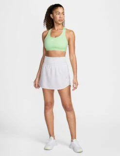 Nike Swoosh Medium Support Bra - Vapor Green/White 15 Nike Swoosh Medium Support Bra - Vapor Green/White -The Sports Edit Store nike swoosh medium support bra green white dx6821 376 3