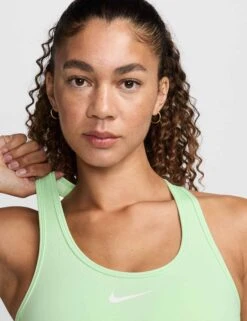 Nike Swoosh Medium Support Bra - Vapor Green/White 13 Nike Swoosh Medium Support Bra - Vapor Green/White -The Sports Edit Store nike swoosh medium support bra green white dx6821 376 5