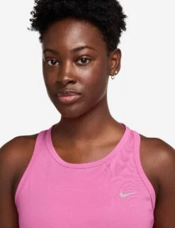 Nike Tempo Dri-FIT Running Tank Top - Playful Pink/Reflective Silver -The Sports Edit Store nike tempo dri fit running tank top pink silver hv3809 675 3