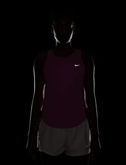 Nike Tempo Dri-FIT Running Tank Top - Playful Pink/Reflective Silver -The Sports Edit Store nike tempo dri fit running tank top pink silver hv3809 675 4