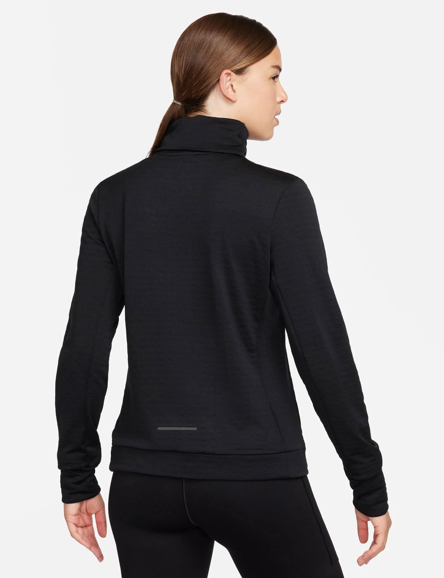 Nike Therma-FIT Element Swift Running Top - Black/Reflective Silver 4 Nike Therma-FIT Element Swift Running Top - Black/Reflective Silver - Image 2