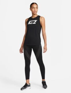 Nike Therma-FIT One Icon Clash Leggings - Black/Grey/White -The Sports Edit Store nike therma fit one leggings black grey white DQ6715 010 3