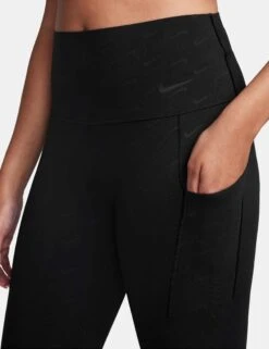 Nike Universa High Waisted 7/8 Printed Leggings - Black -The Sports Edit Store nike universa hw 7 8 printed leggings black fn4170 010 4