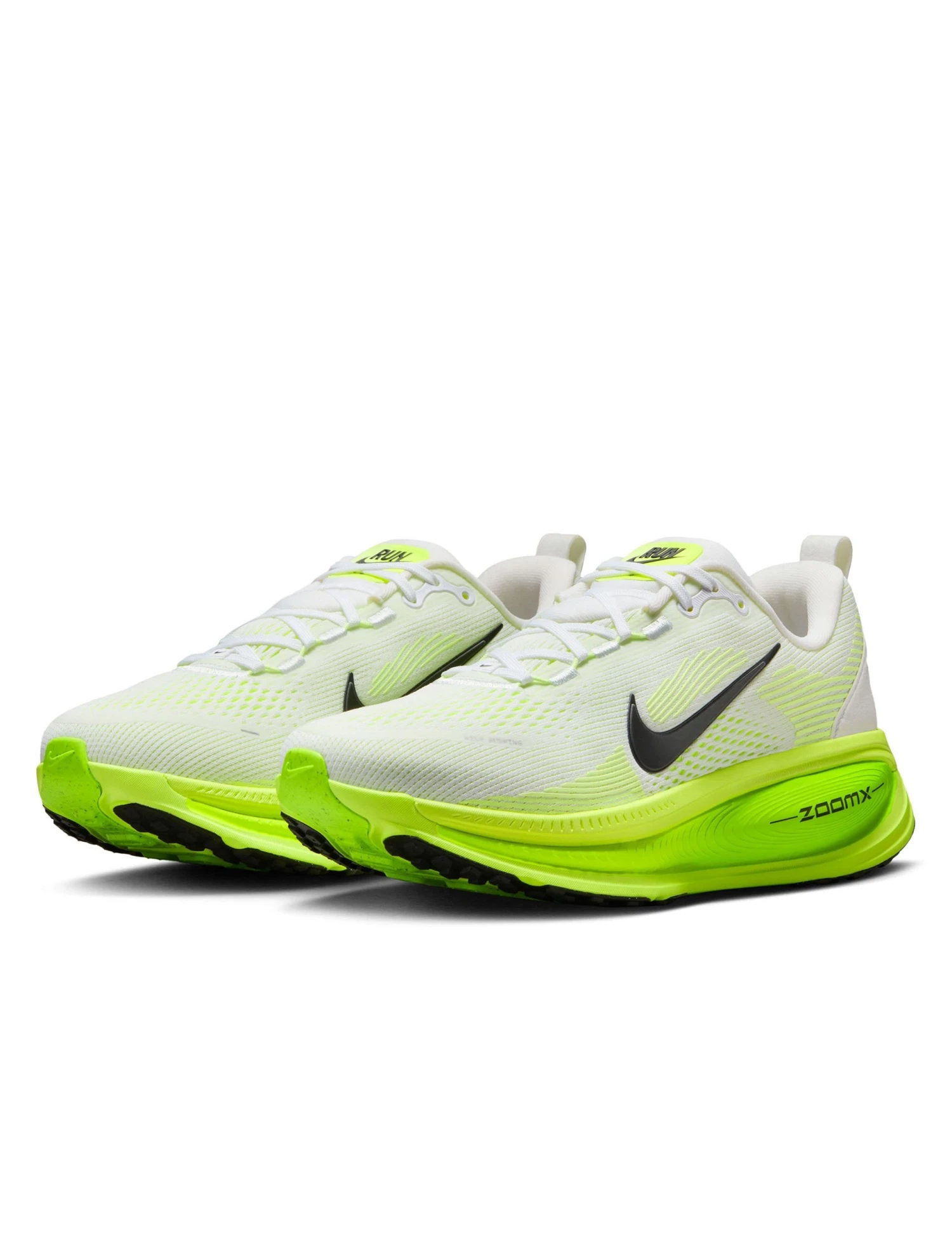 Nike Vomero 18 Running Shoes - White/Electric Green/Volt/Black 4 Nike Vomero 18 Running Shoes - White/Electric Green/Volt/Black - Image 2