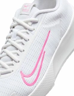 Nike Court Vapor Lite 2 Women's Tennis Shoes - White & Playful Pink -The Sports Edit Store nike w nikecourt vapor lite 2 shoes white pink dv2019 107 3