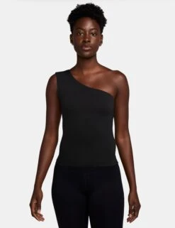 Nike Zenvy Dri-FIT Asymmetrical Tank Top - Black