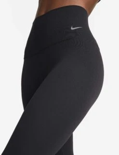 Nike Zenvy High Waisted 7/8 Leggings - Black -The Sports Edit Store nike zenvy high waisted 7 8 leggings black dq6015 010 2