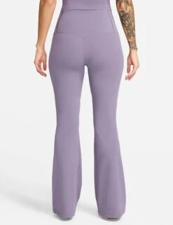 Nike Zenvy High Waisted Flared Leggings - Daybreak/Black -The Sports Edit Store nike zenvy high waisted flared leggings daybreak black fv7921 509 2