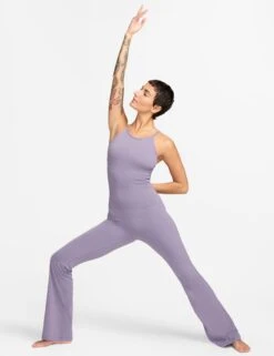 Nike Zenvy High Waisted Flared Leggings - Daybreak/Black -The Sports Edit Store nike zenvy high waisted flared leggings daybreak black fv7921 509 4