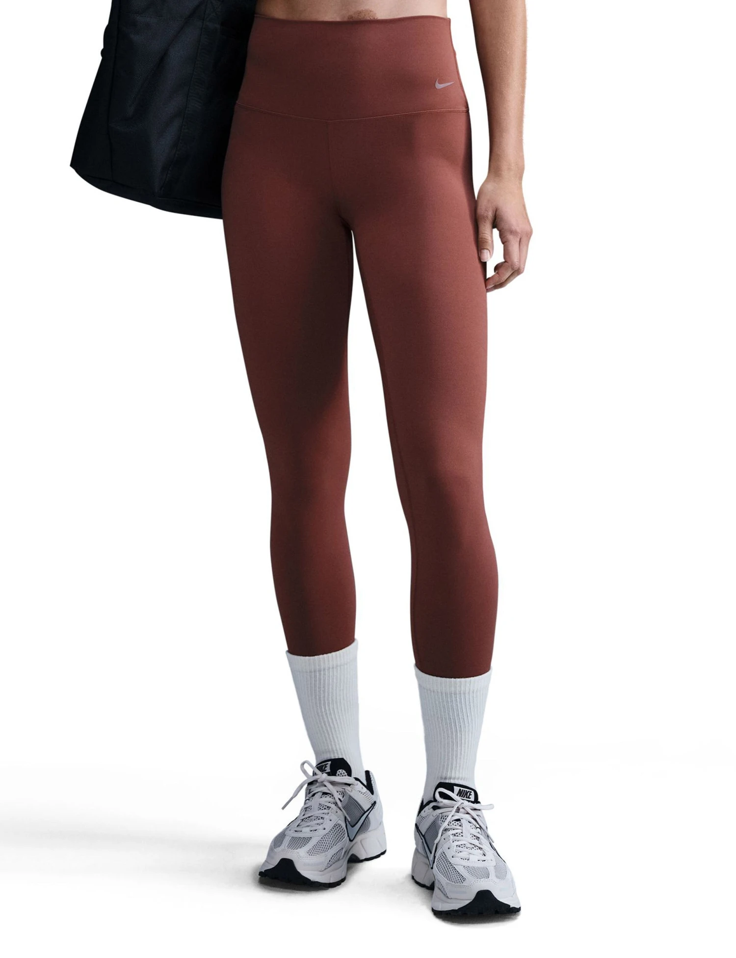 Nike Zenvy High Waisted 7/8 Leggings - Red Sepia/Black 3 Nike Zenvy High Waisted 7/8 Leggings - Red Sepia/Black