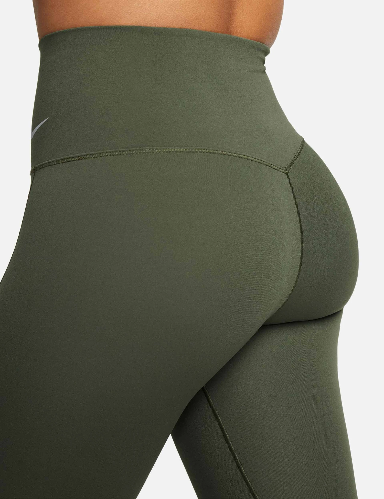 Nike Zenvy High Waisted Leggings - Cargo Khaki/Black 9 Nike Zenvy High Waisted Leggings - Cargo Khaki/Black - Image 7