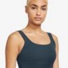 Nike Zenvy Longline Bra - Armory Navy/White -The Sports Edit Store nike zenvy longline bra navy white do6619 478 1