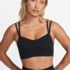 Nike Zenvy Strappy Sports Bra - Black/Sail 1 Nike Zenvy Strappy Sports Bra - Black/Sail -The Sports Edit Store nike zenvy strappy sports bra black sail do6608 010 1