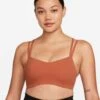 Nike Zenvy Strappy Sports Bra - Burnt Sunrise/White 1 Nike Zenvy Strappy Sports Bra - Burnt Sunrise/White -The Sports Edit Store nike zenvy strappy sports bra burnt sunrise white do6608 825 1