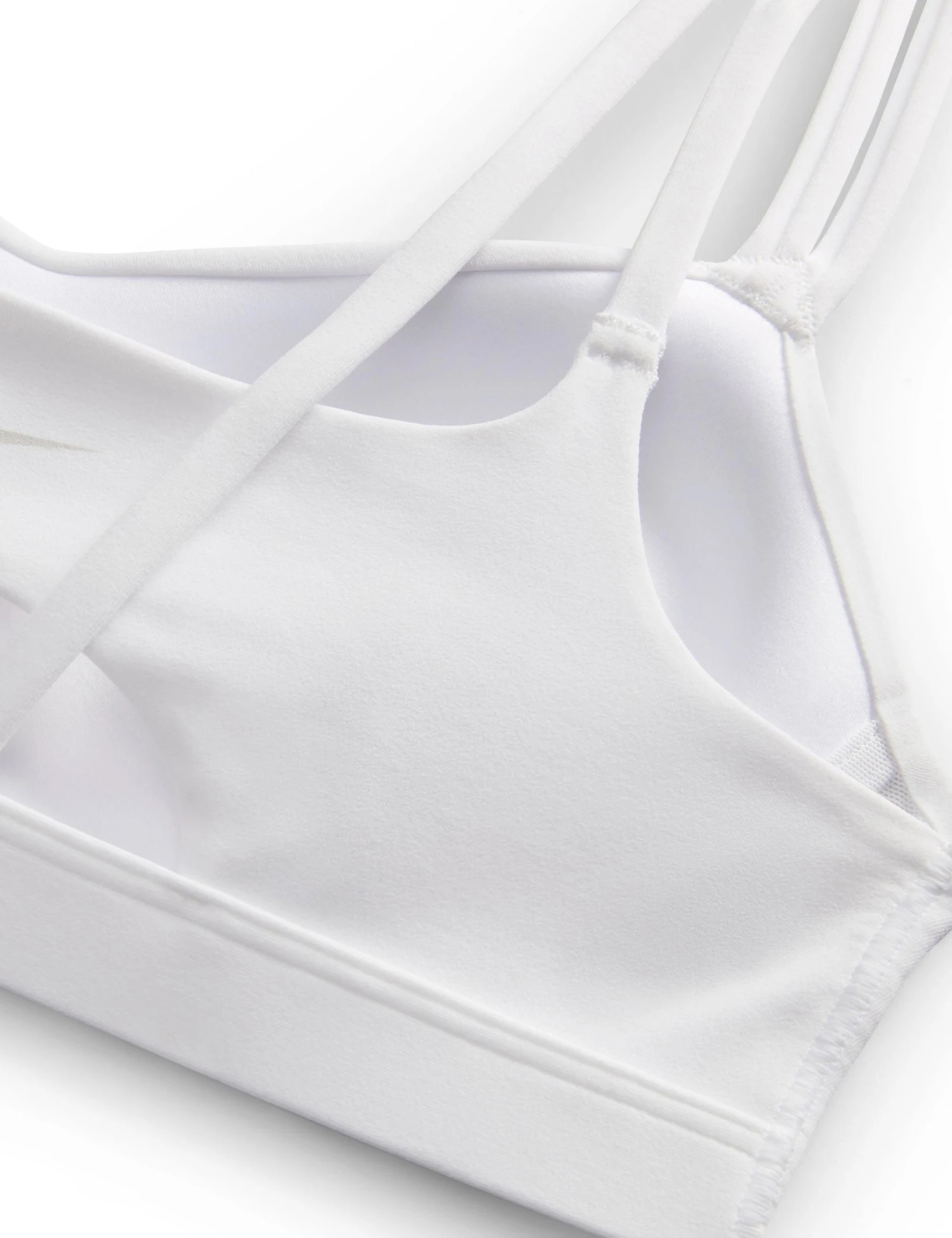Nike Zenvy Strappy Sports Bra - White 7 Nike Zenvy Strappy Sports Bra - White - Image 5
