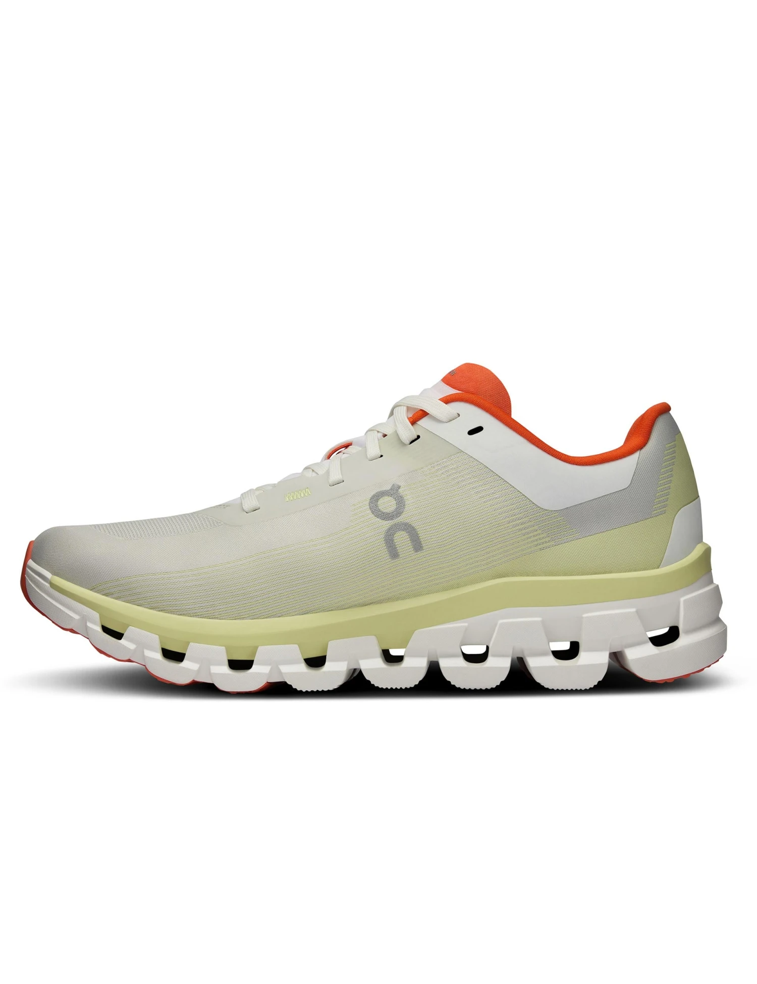 On Running Cloudflow 4 - Women's Lightweight Road Running Shoes in White/Hay 3 On Running Cloudflow 4 - Women's Lightweight Road Running Shoes in White/Hay - Image 2