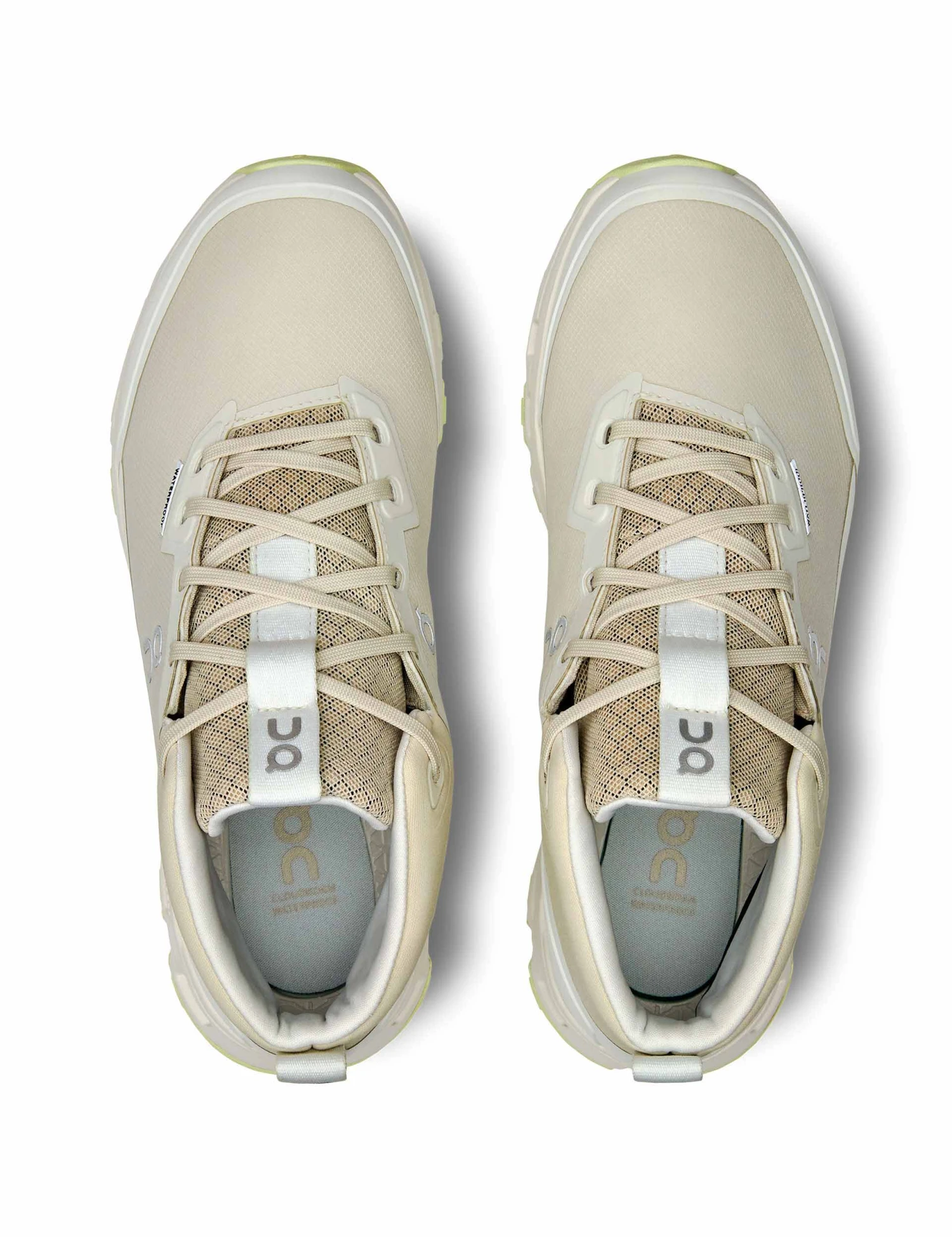 On Running Cloudroam Waterproof Shoes - Ice/Limelight 8 On Running Cloudroam Waterproof Shoes - Ice/Limelight - Image 6