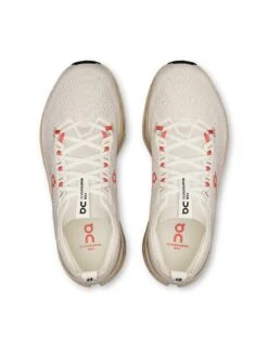 On Running Cloudsurfer Max - Ivory/Salmon -The Sports Edit Store on running shoes womens cloudsurfer max ivory salmon 3wf30223297 4