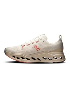 On Running Cloudsurfer Max - Ivory/Salmon -The Sports Edit Store on running shoes womens cloudsurfer max ivory salmon 3wf30223297 6