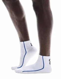 On Running Court Sock Mid - White/Indigo Performance Tennis Socks 8 On Running Court Sock Mid - White/Indigo Performance Tennis Socks -The Sports Edit Store on running shoes womens court sock mid white indigo 2uf10350629 3