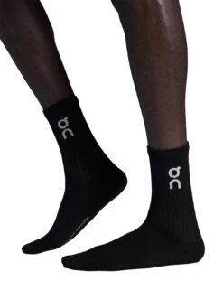On Running Logo Sock High 3P - Black -The Sports Edit Store on running shoes womens logo sock high 3p black 2uf10310553 3