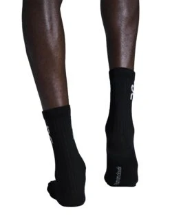 On Running Logo Sock High 3P - Black -The Sports Edit Store on running shoes womens logo sock high 3p black 2uf10310553 4