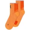 On Running Performance Run Sock Mid - Tangerine/Flame -The Sports Edit Store on running shoes womens performance run sock mid tangerine flame 2uf10053050 1