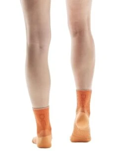 On Running Performance Run Sock Mid - Tangerine/Flame -The Sports Edit Store on running shoes womens performance run sock mid tangerine flame 2uf10053050 5