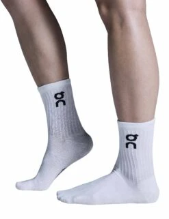 On Running Logo Sock High 3-Pack - White -The Sports Edit Store on running w logo sock high 3p white 2uf10310069 3