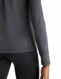 On Running Performance Long-T Lumos - Black/Iron -The Sports Edit Store on running w performance long t lumos black iron 1WD30061242 3