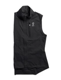 On Running Weather Vest - Black -The Sports Edit Store on running weather vest black 6
