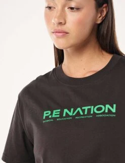 Aero Short Sleeve Tee - Caviar -The Sports Edit Store pe nation aero short sleeve tee caviar 243t329 5