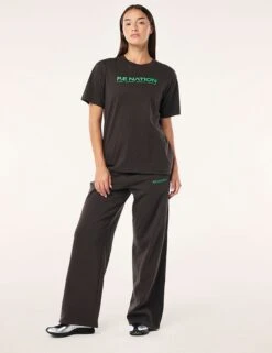 Aero Short Sleeve Tee - Caviar -The Sports Edit Store pe nation aero short sleeve tee caviar 243t329 6