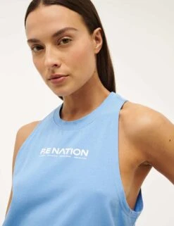 Aero Tank - Cornflower Blue 10 Aero Tank - Cornflower Blue -The Sports Edit Store pe nation aero tank cornflower blue 243w255 4