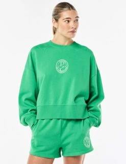 Exposition Sweat - Washed Kelly Green
