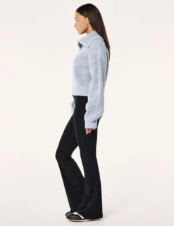 High Season Zip Neck Knit - Ice Blue -The Sports Edit Store pe nation high season zip neck knit ice blue 251kj051 5