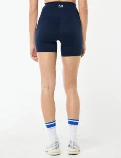 Highgate 5" Bike Short - Dark Navy/Optic White -The Sports Edit Store pe nation highgate 5in bike short navy white 252s087 5