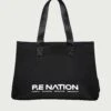 P.E Nation Homage Tote - Black -The Sports Edit Store pe nation homage tote black 243a419 1