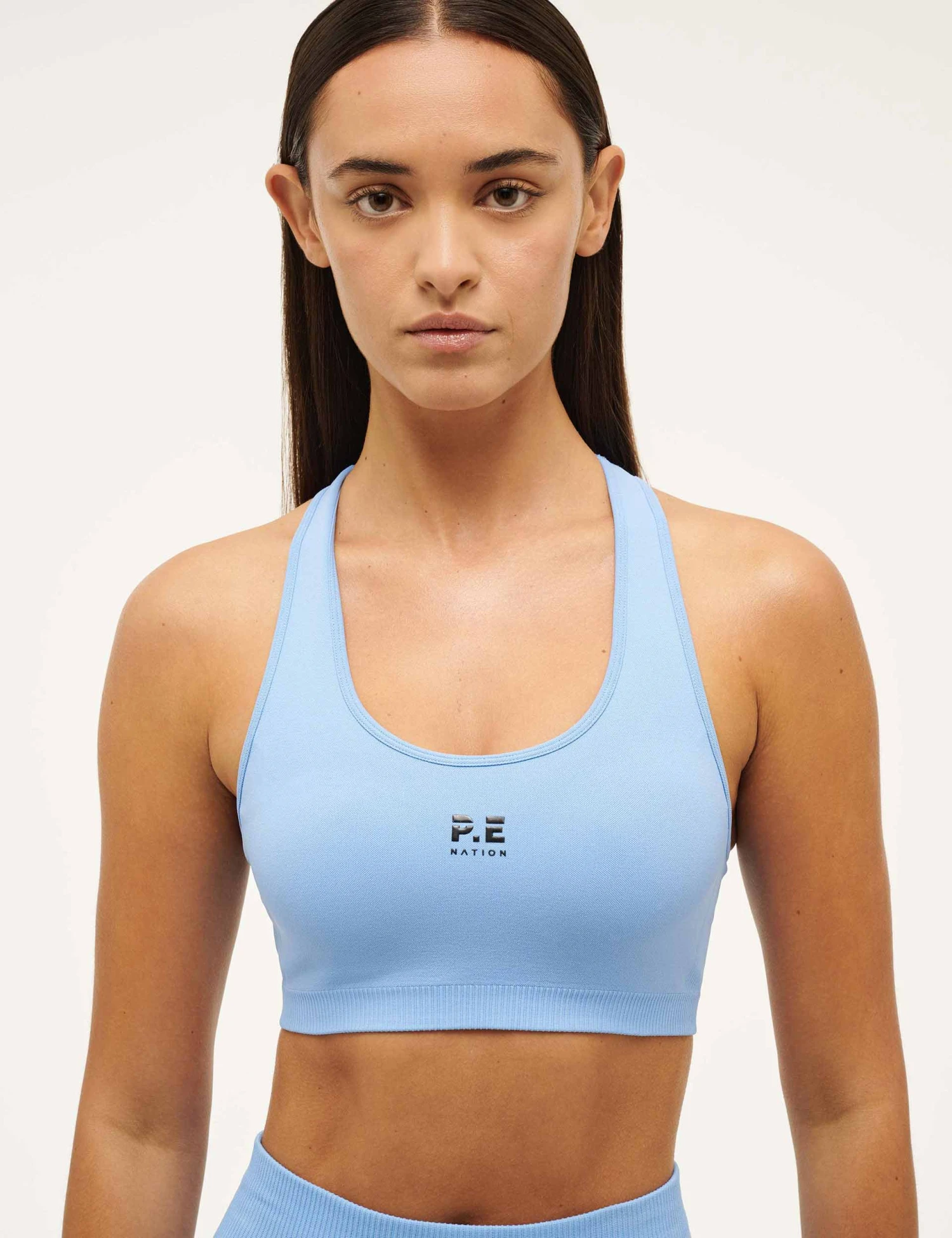 Restore Seamless Sports Bra - Cornflower Blue 4 Restore Seamless Sports Bra - Cornflower Blue - Image 2