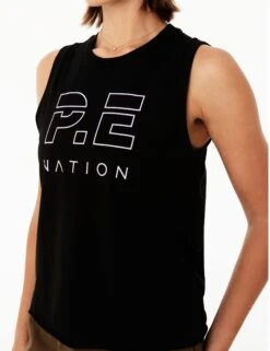Shuffle Tank - Black -The Sports Edit Store pe nation shuffle tank black 2 241W145 3