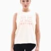 Performance Muscle Tank with Drop Armholes - Pearled Ivory 1 Performance Muscle Tank with Drop Armholes - Pearled Ivory -The Sports Edit Store pe nation shuffle tank pearled ivory 1