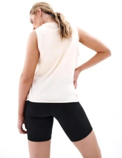 Performance Muscle Tank with Drop Armholes - Pearled Ivory -The Sports Edit Store pe nation shuffle tank pearled ivory 5