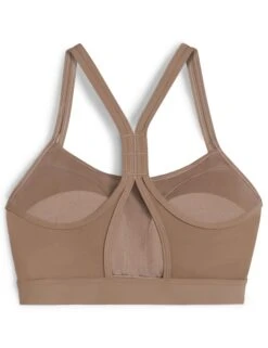 Puma 4Keeps Studio Ultrabare Strappy Training Bra - Totally Taupe -The Sports Edit Store puma 4keeps studio ultrabare strappy training bra totally taupe 524866 96 2